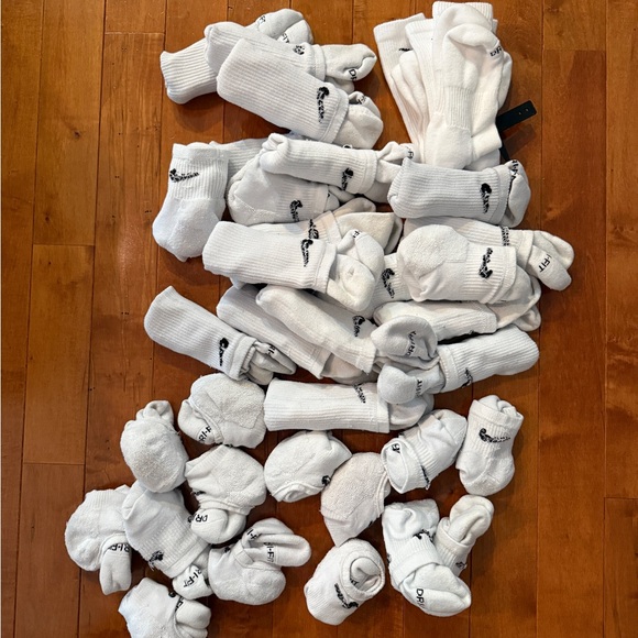 White Nike Gym Socks